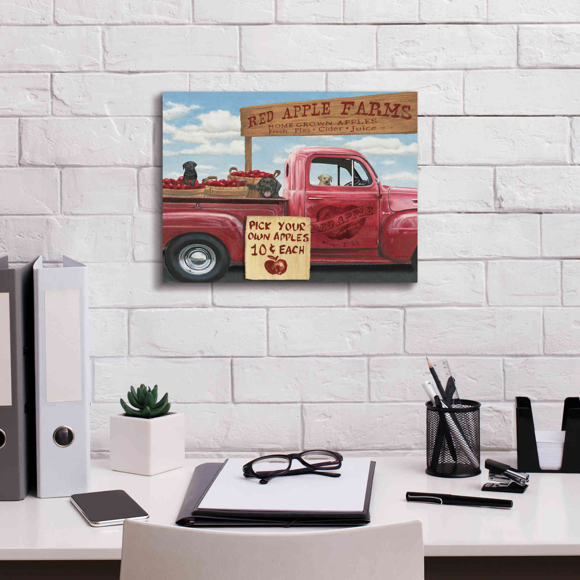 Epic Art 'Market Season' by James Wiens, Canvas Wall Art,16 x 12