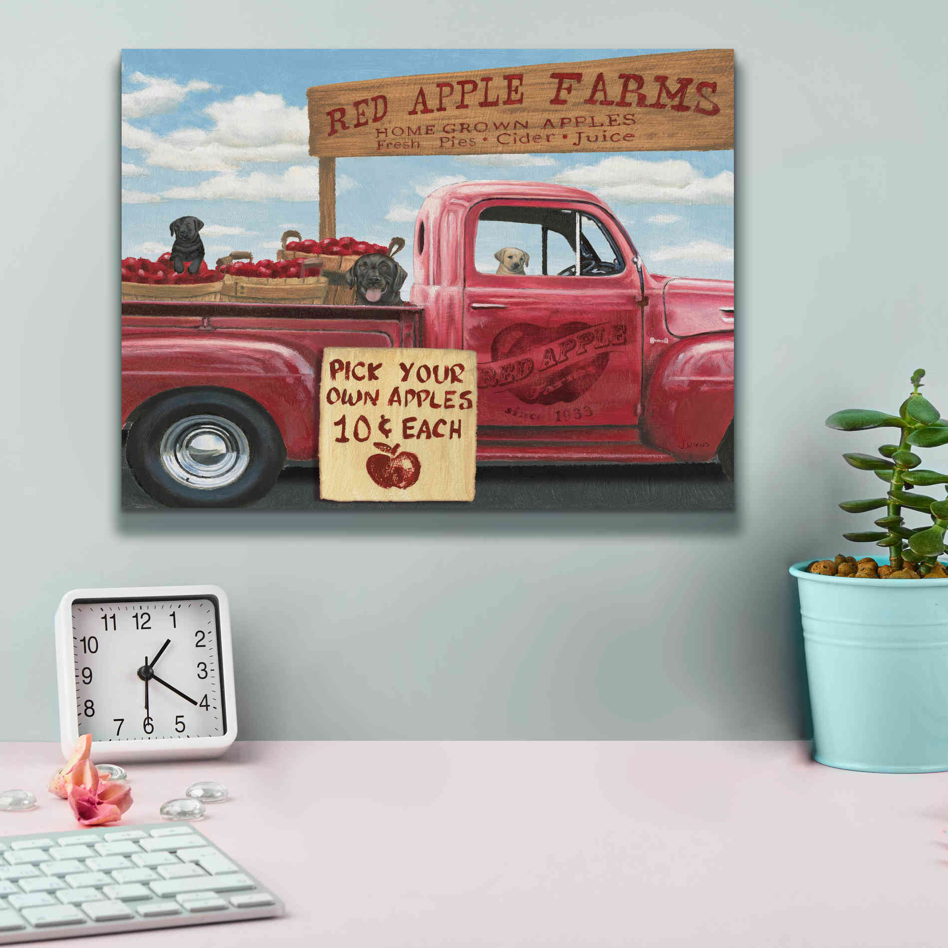 Epic Art 'Market Season' by James Wiens, Canvas Wall Art,16 x 12