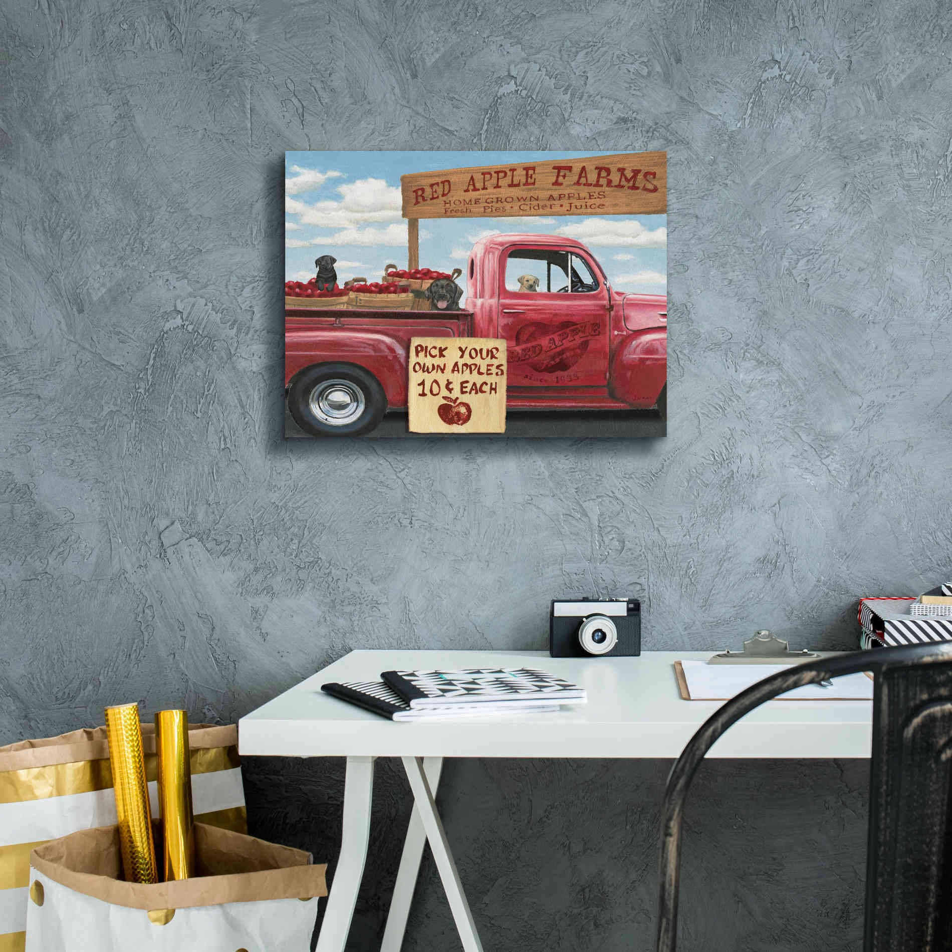 Epic Art 'Market Season' by James Wiens, Canvas Wall Art,16 x 12