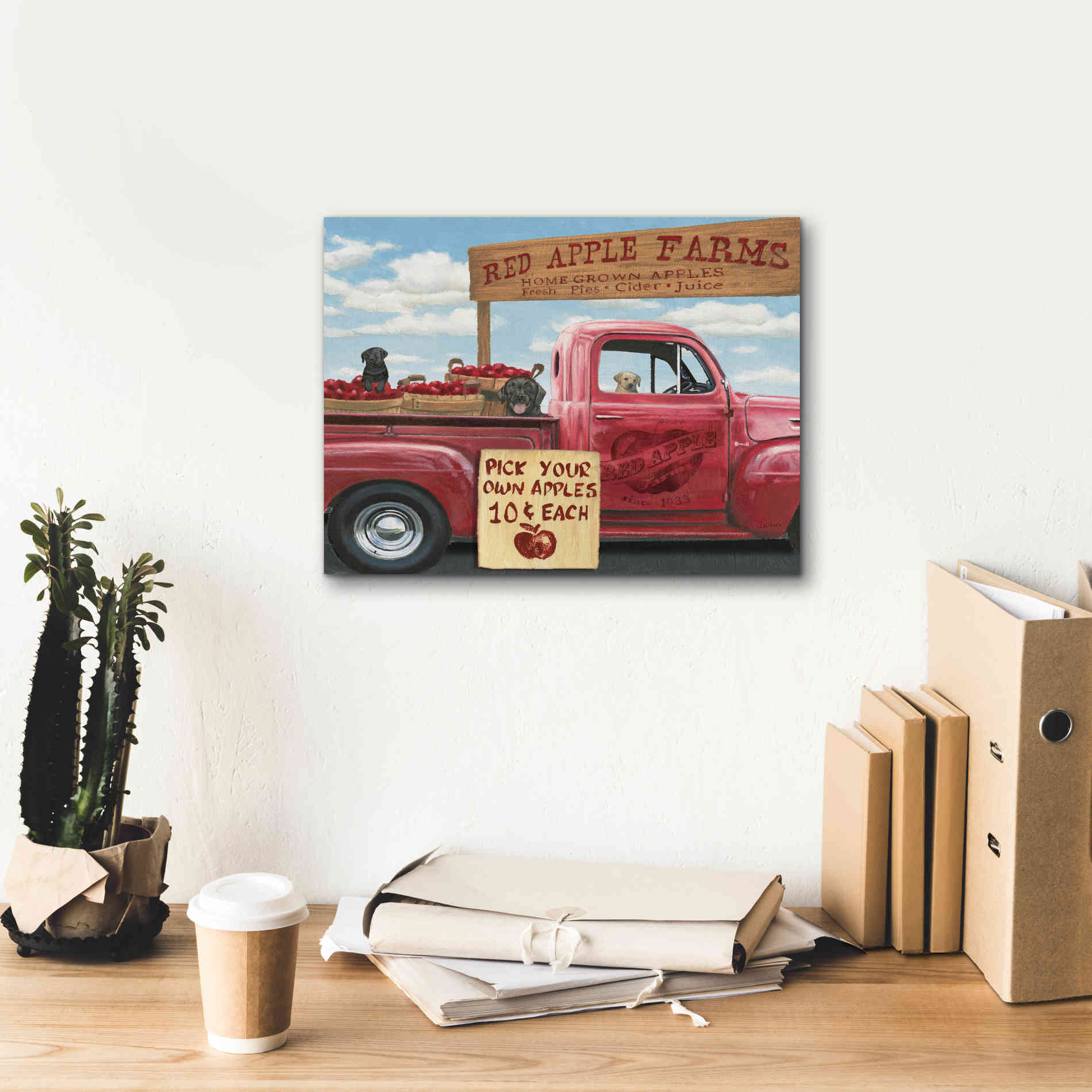 Epic Art 'Market Season' by James Wiens, Canvas Wall Art,16 x 12