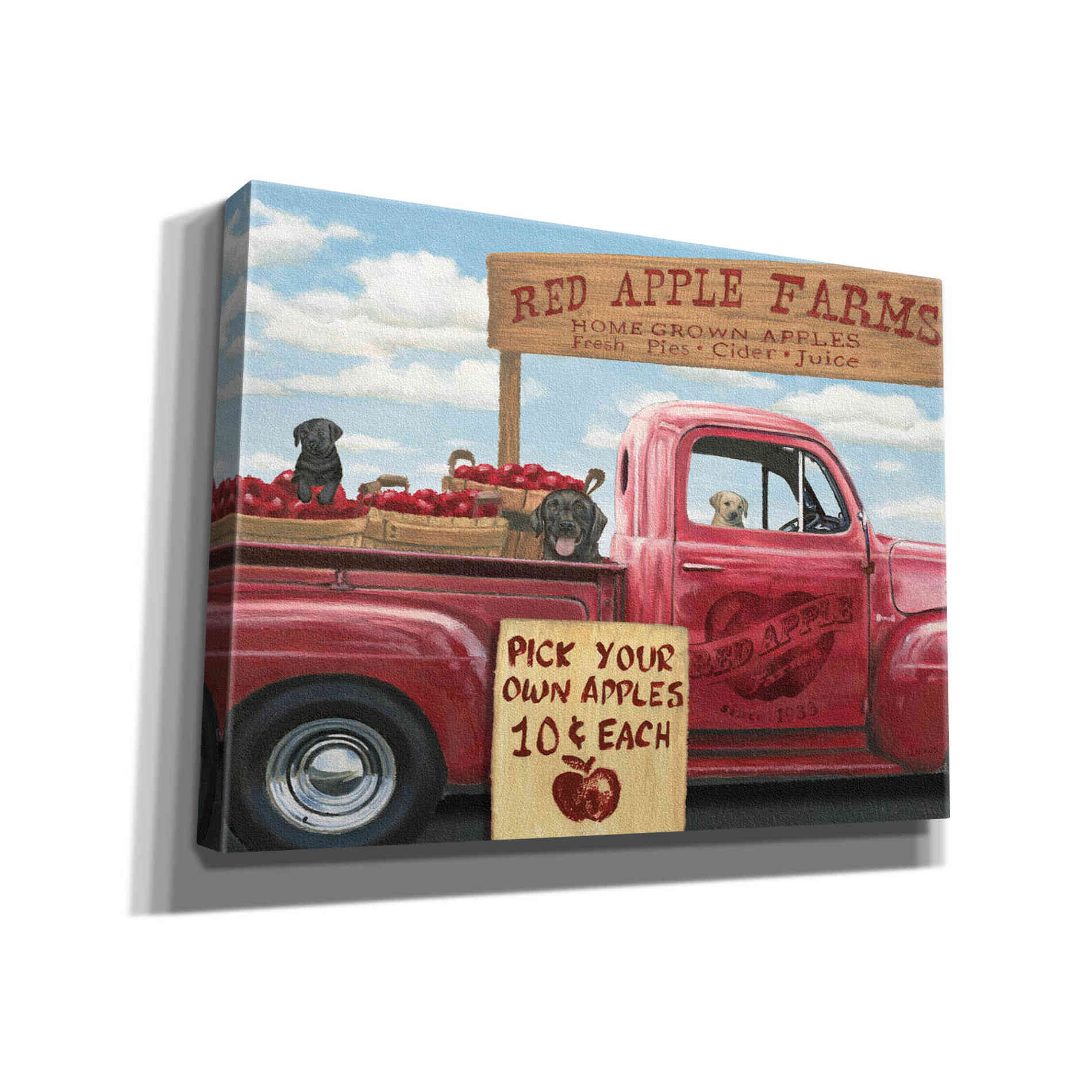 Epic Art 'Market Season' by James Wiens, Canvas Wall Art,16x12x1.1x0,24x20x1.1x0,30x26x1.74x0,54x40x1.74x0