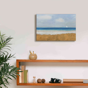 Epic Art 'Beach Horizon' by James Wiens, Canvas Wall Art,18 x 12