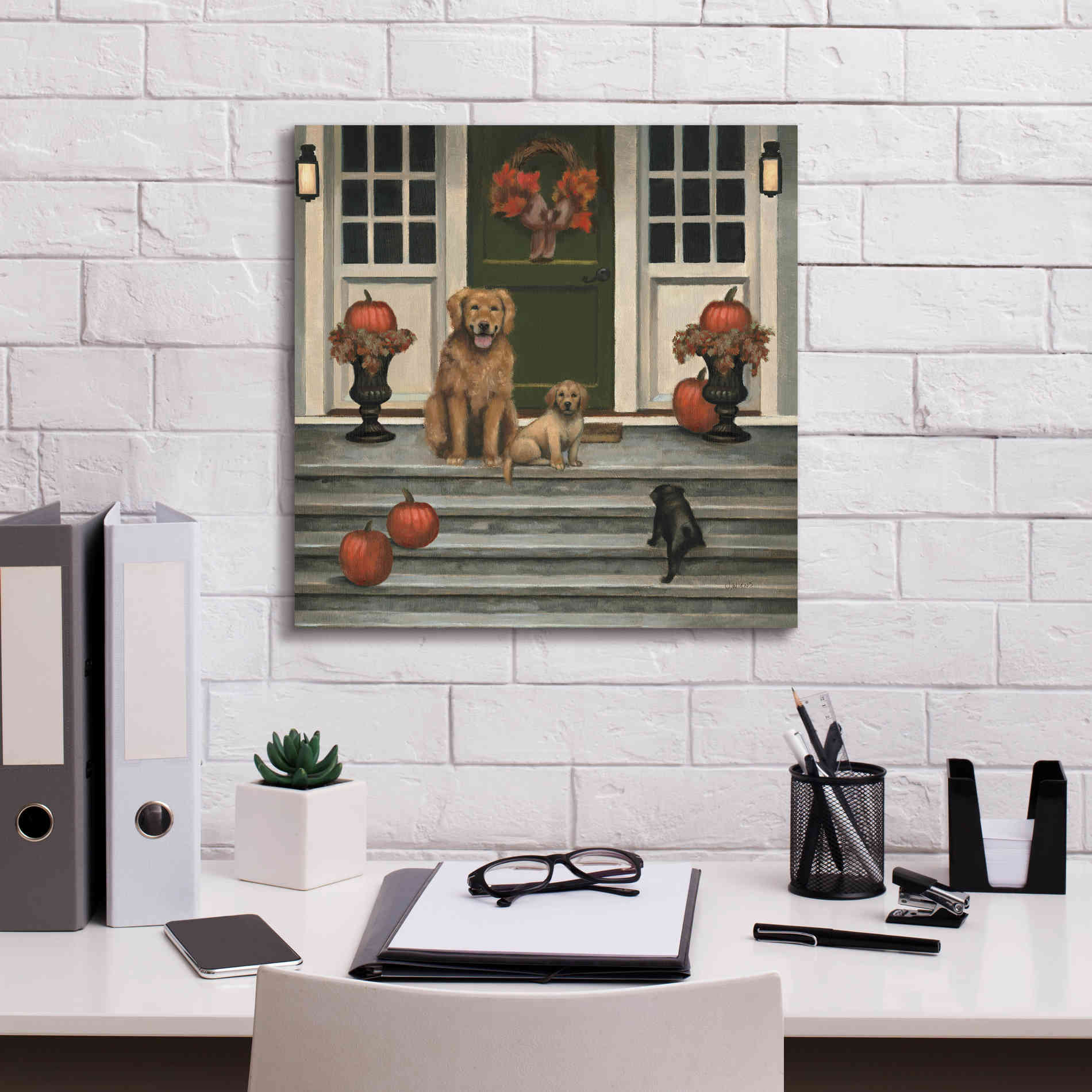 Epic Art 'Home Welcoming' by James Wiens, Canvas Wall Art,18 x 18