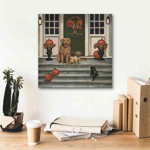 Image of Epic Art 'Home Welcoming' by James Wiens, Canvas Wall Art,18 x 18