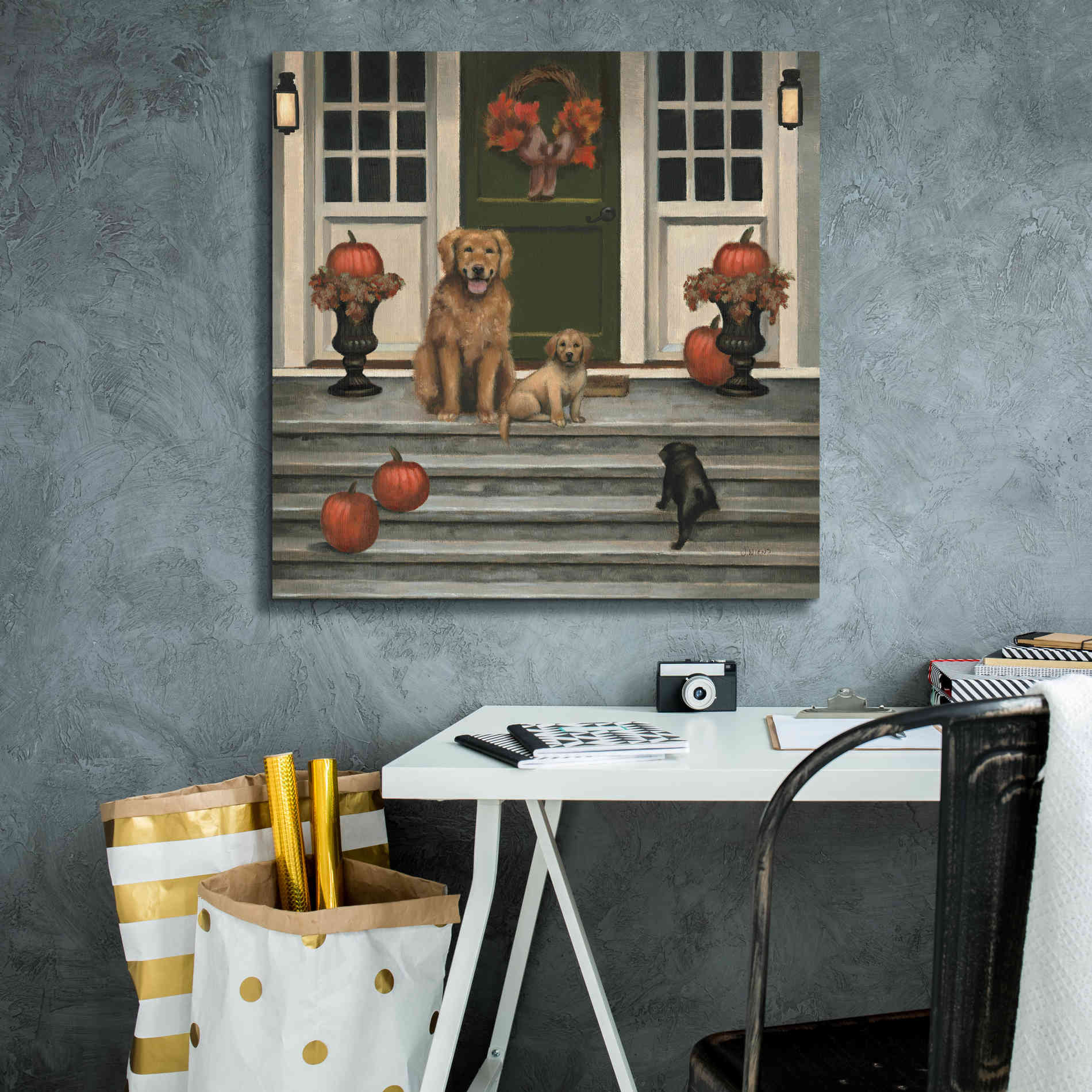 Epic Art 'Home Welcoming' by James Wiens, Canvas Wall Art,26 x 26