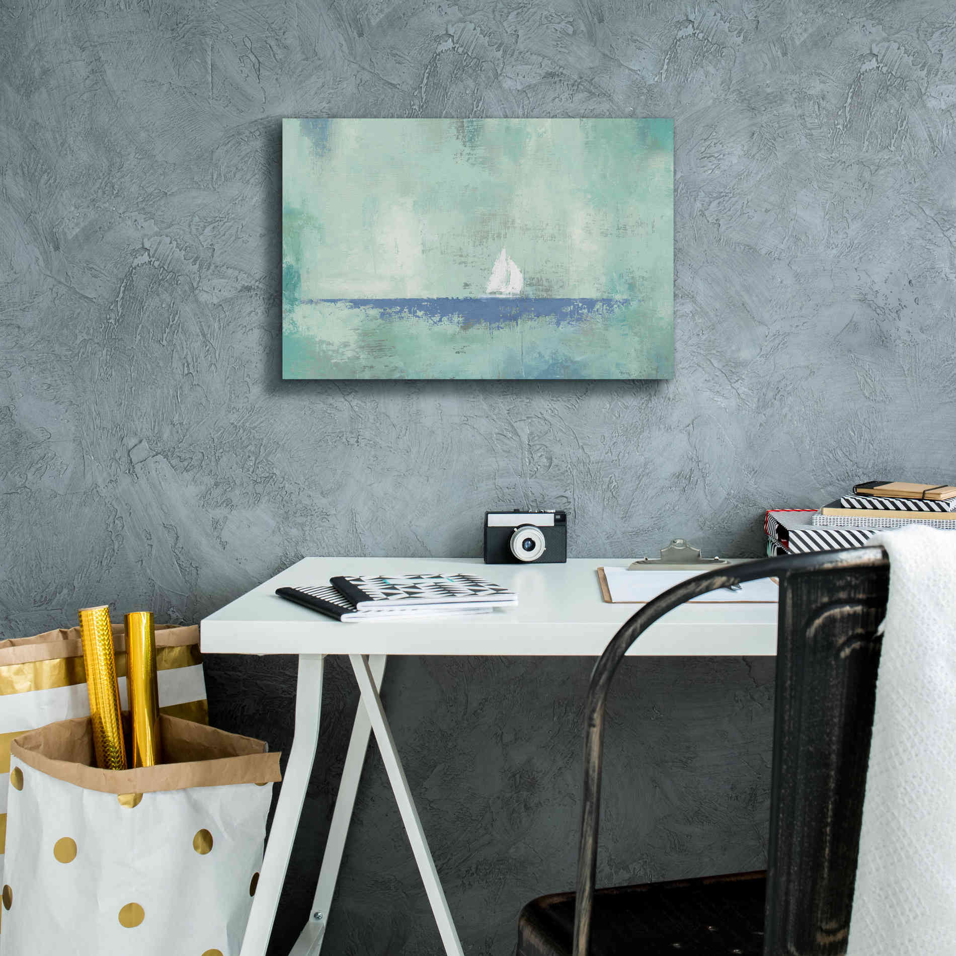 Epic Art 'Sailboat Dream' by James Wiens, Canvas Wall Art,18 x 12