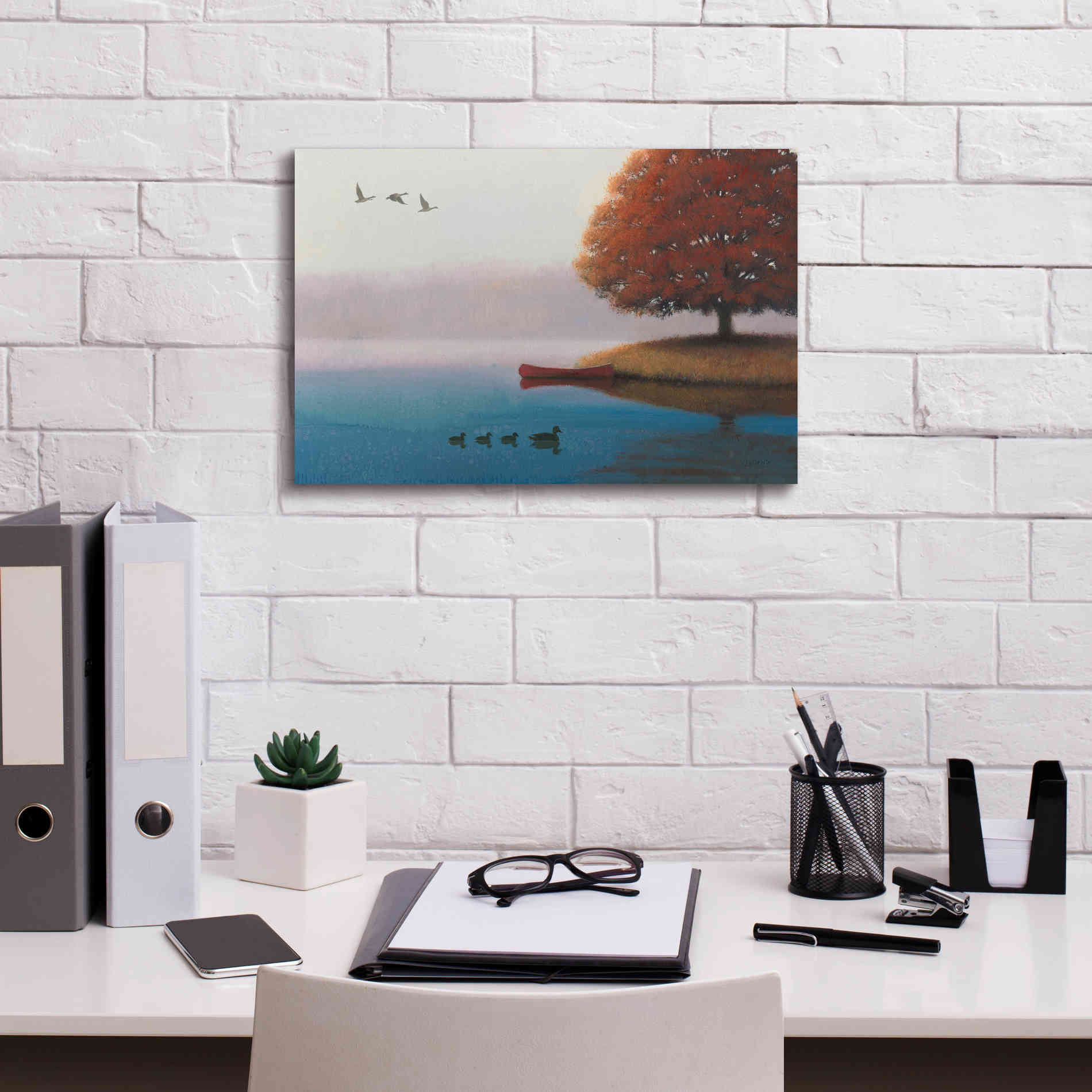 Epic Art 'Early in the Morning' by James Wiens, Canvas Wall Art,18 x 12