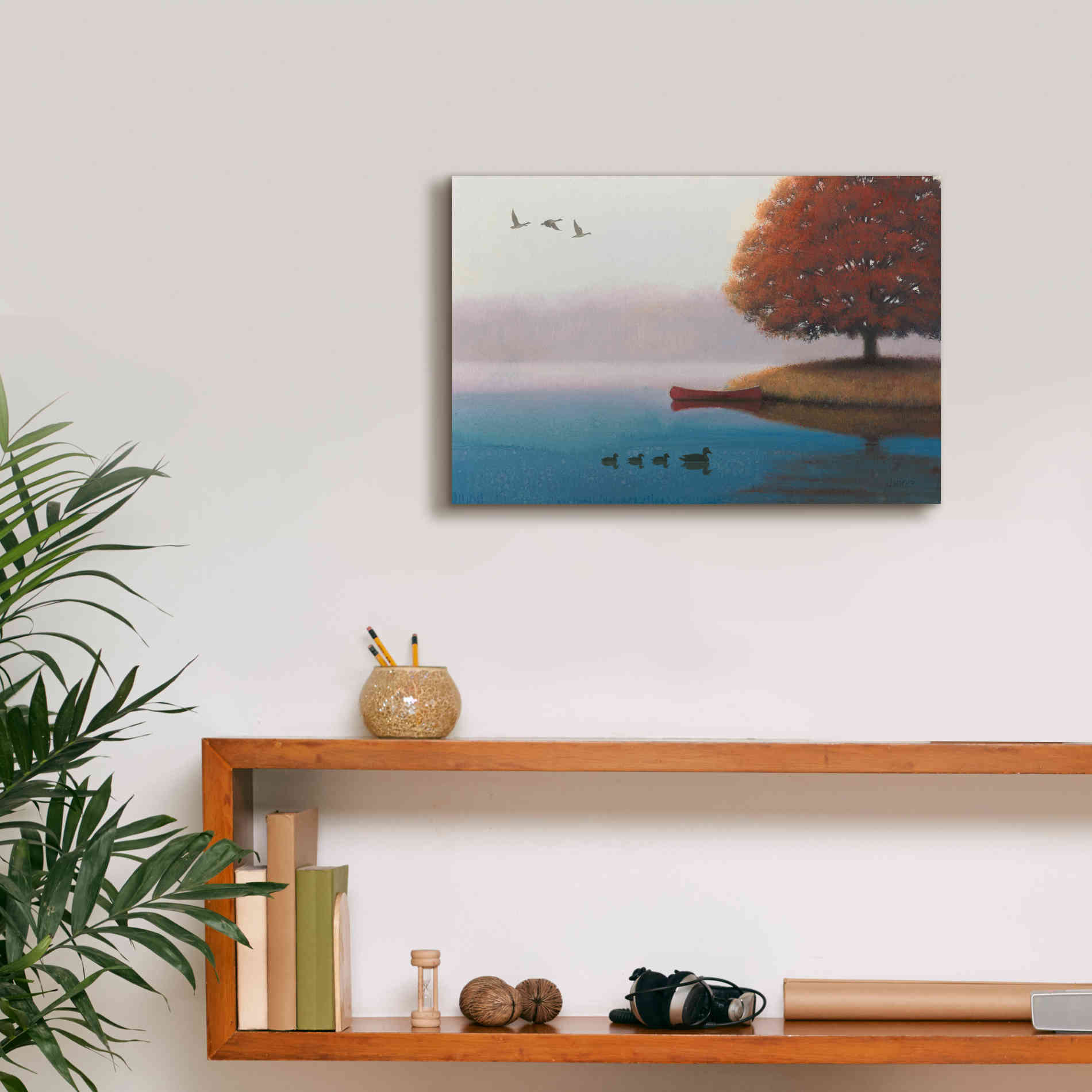 Epic Art 'Early in the Morning' by James Wiens, Canvas Wall Art,18 x 12