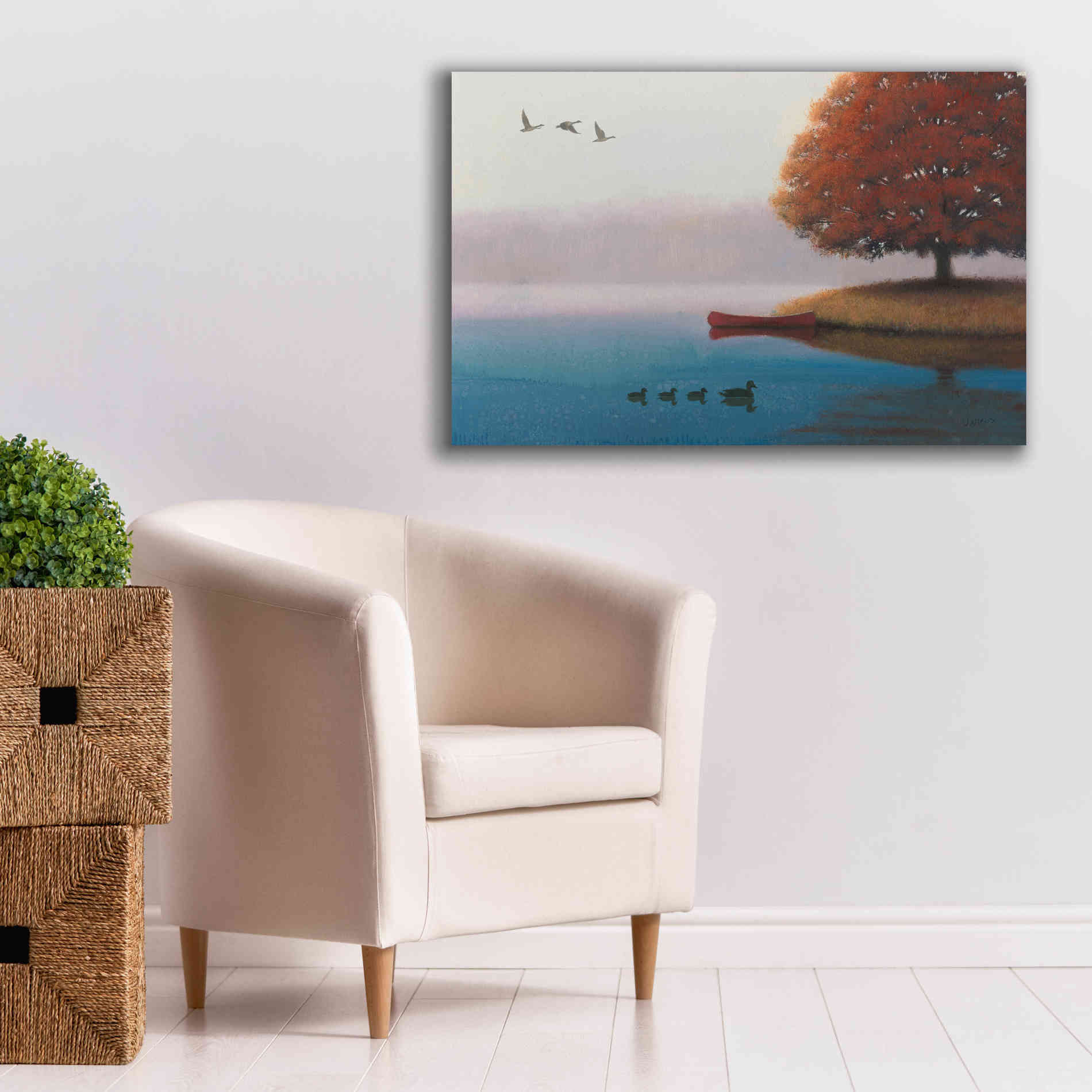Epic Art 'Early in the Morning' by James Wiens, Canvas Wall Art,40 x 26