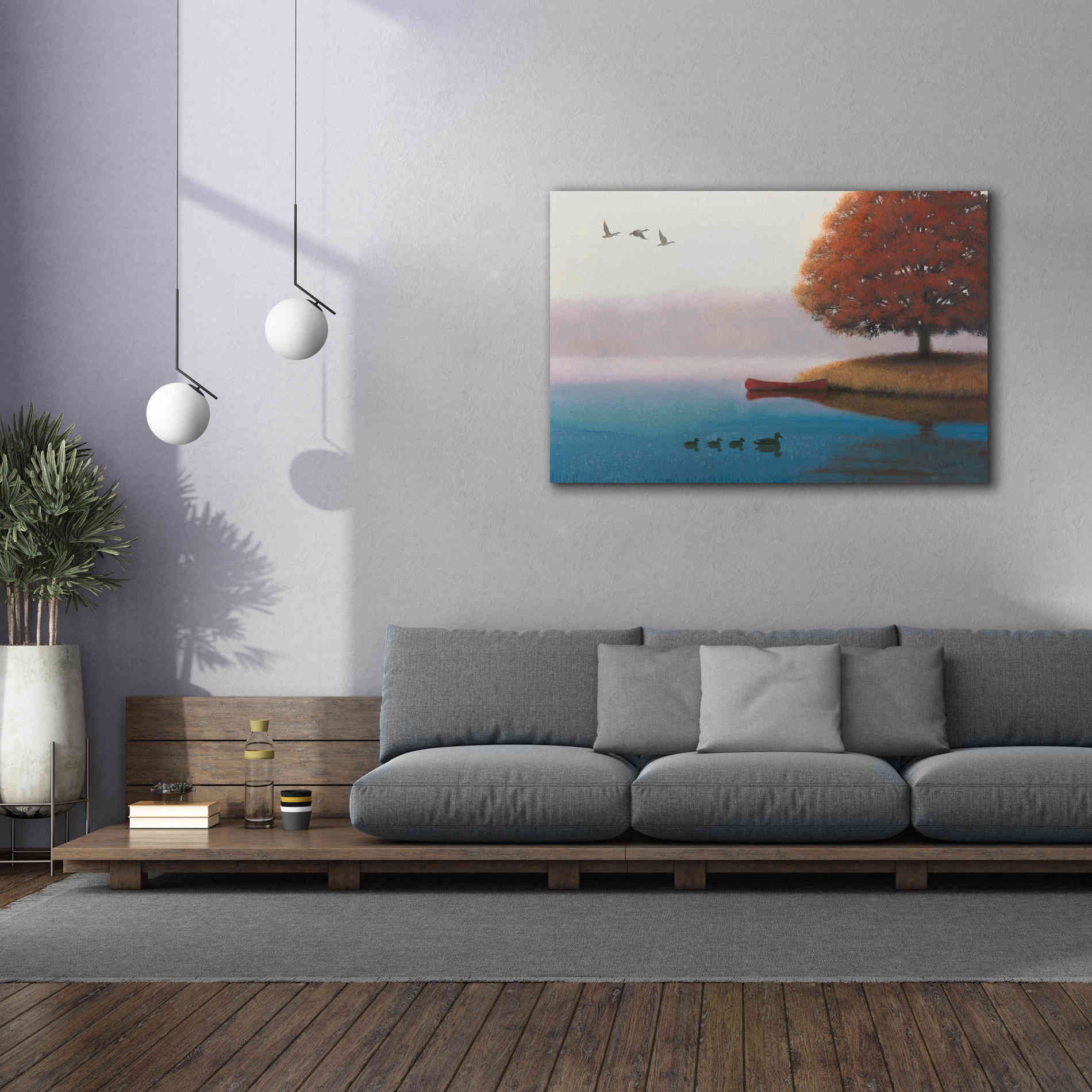 Epic Art 'Early in the Morning' by James Wiens, Canvas Wall Art,60 x 40