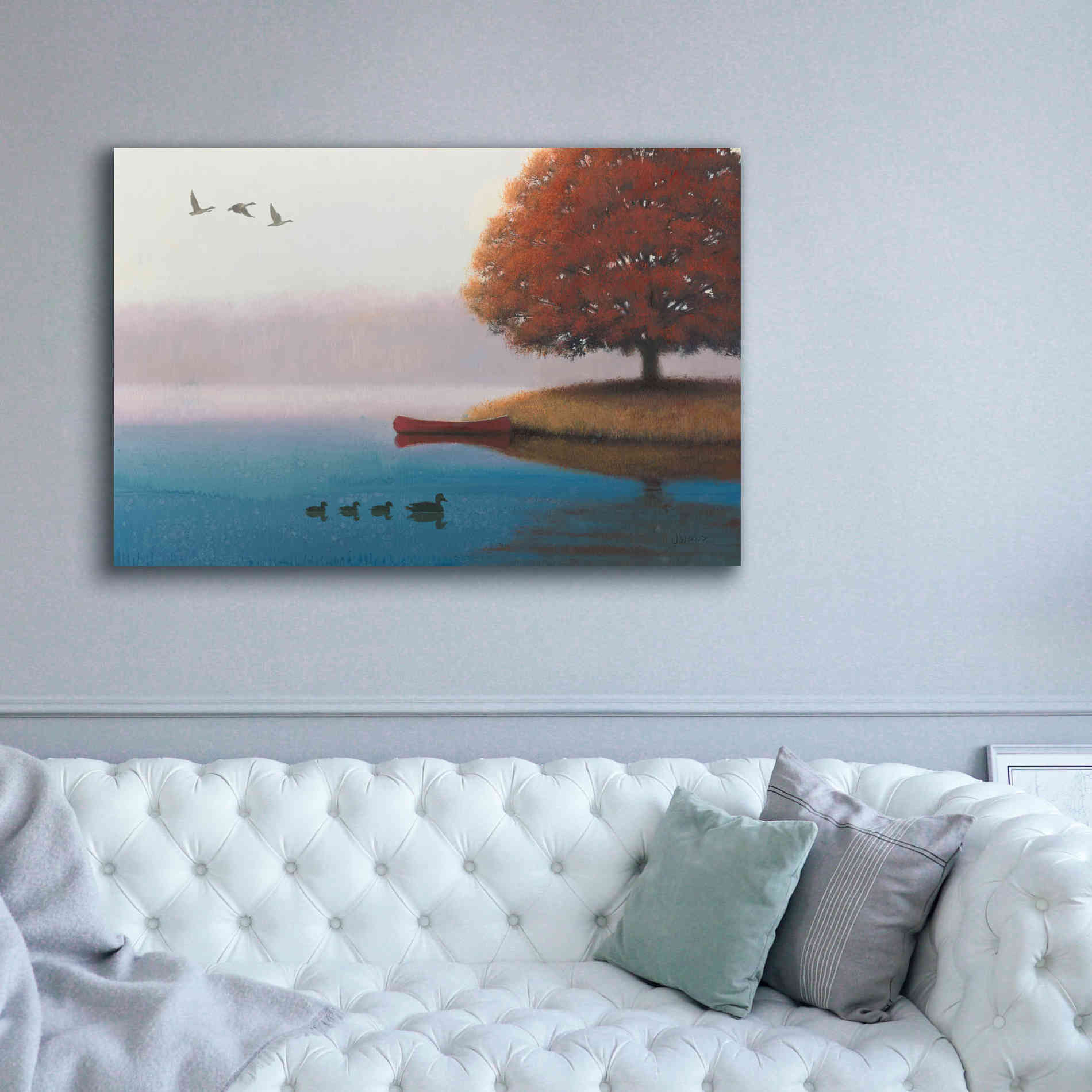 Epic Art 'Early in the Morning' by James Wiens, Canvas Wall Art,60 x 40