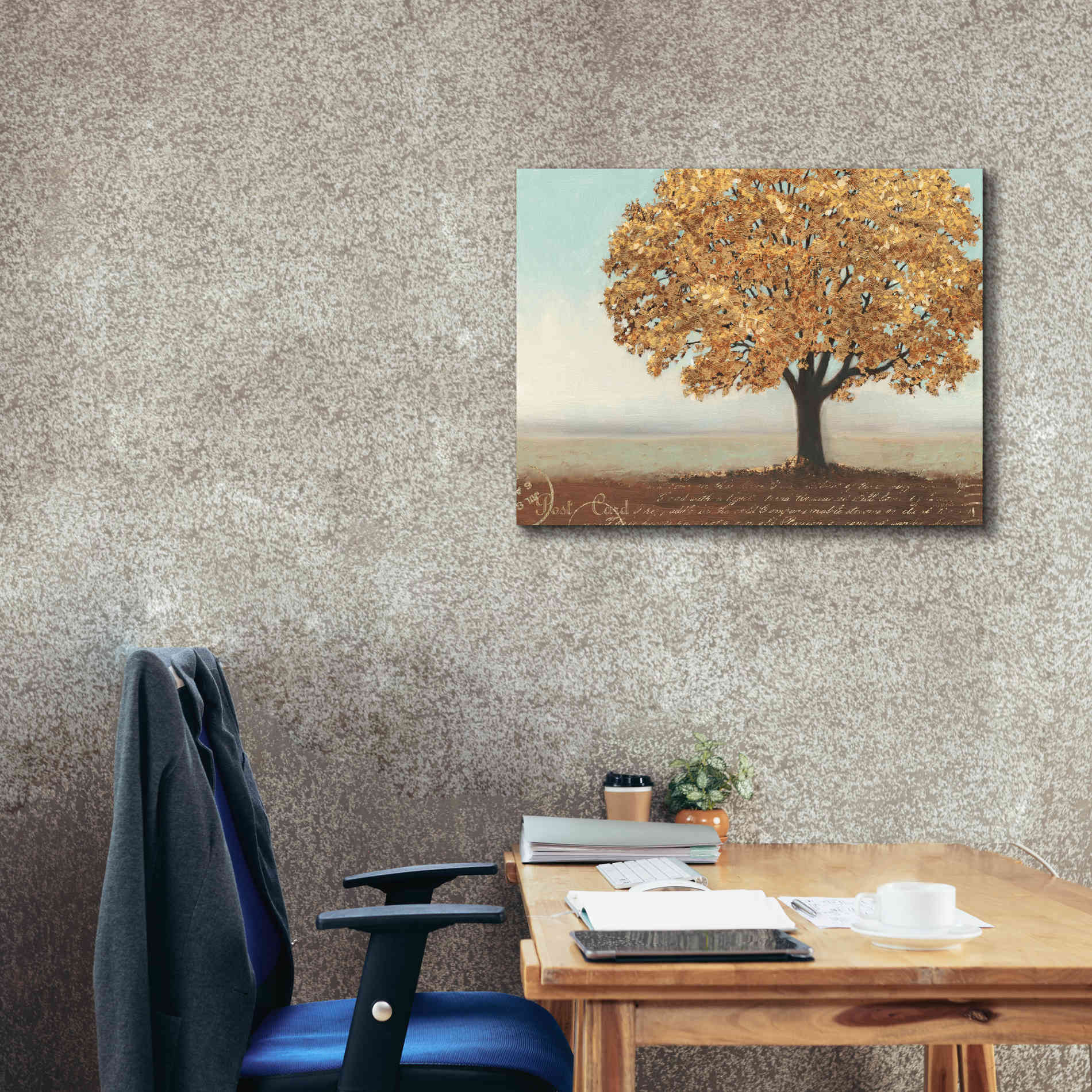 Epic Art 'Gold Reflections I' by James Wiens, Canvas Wall Art,34 x 26