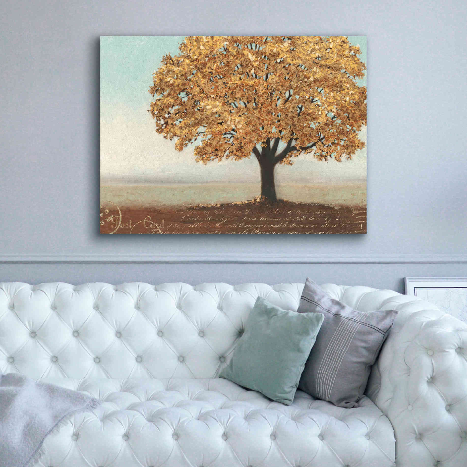 Epic Art 'Gold Reflections I' by James Wiens, Canvas Wall Art,54 x 40