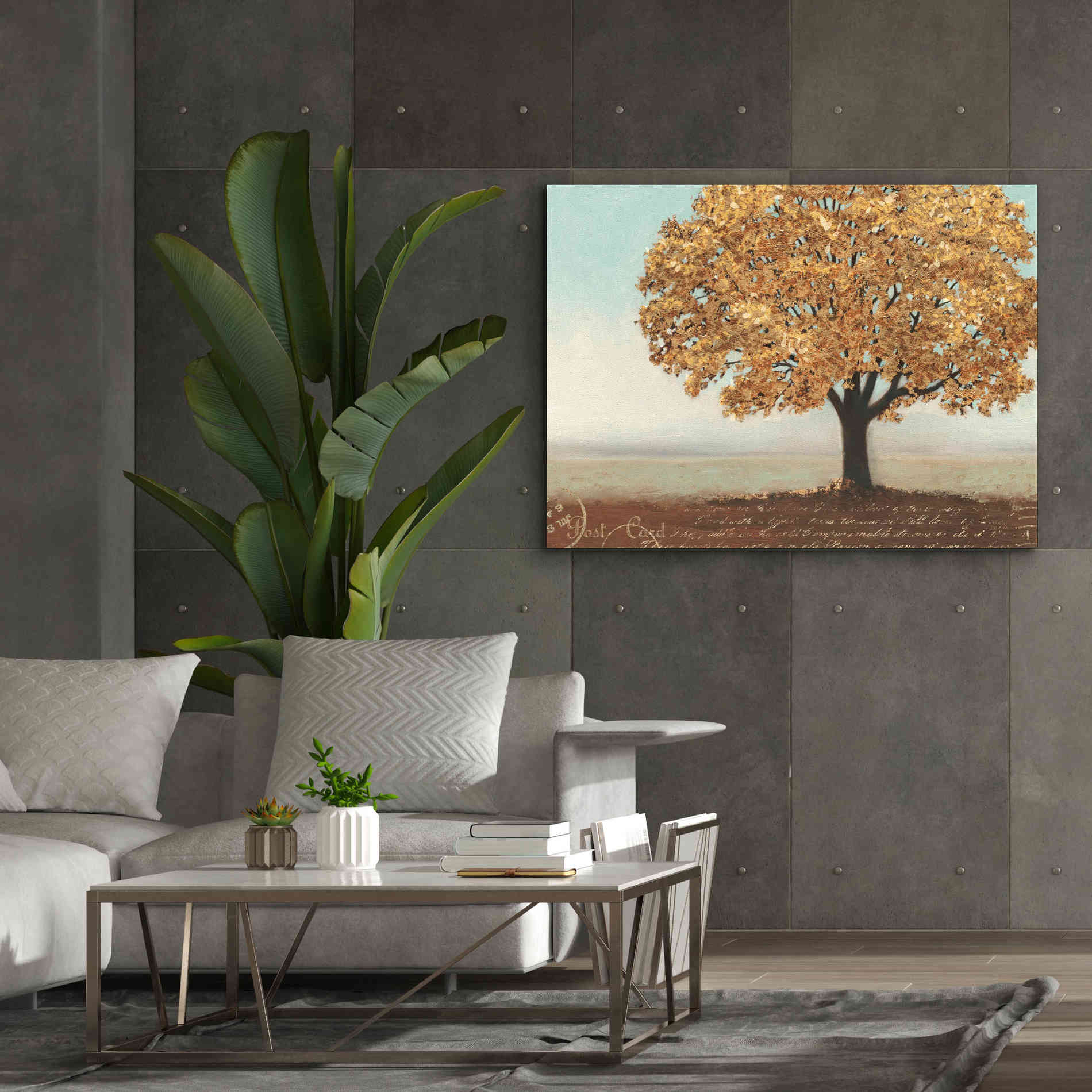 Epic Art 'Gold Reflections I' by James Wiens, Canvas Wall Art,54 x 40