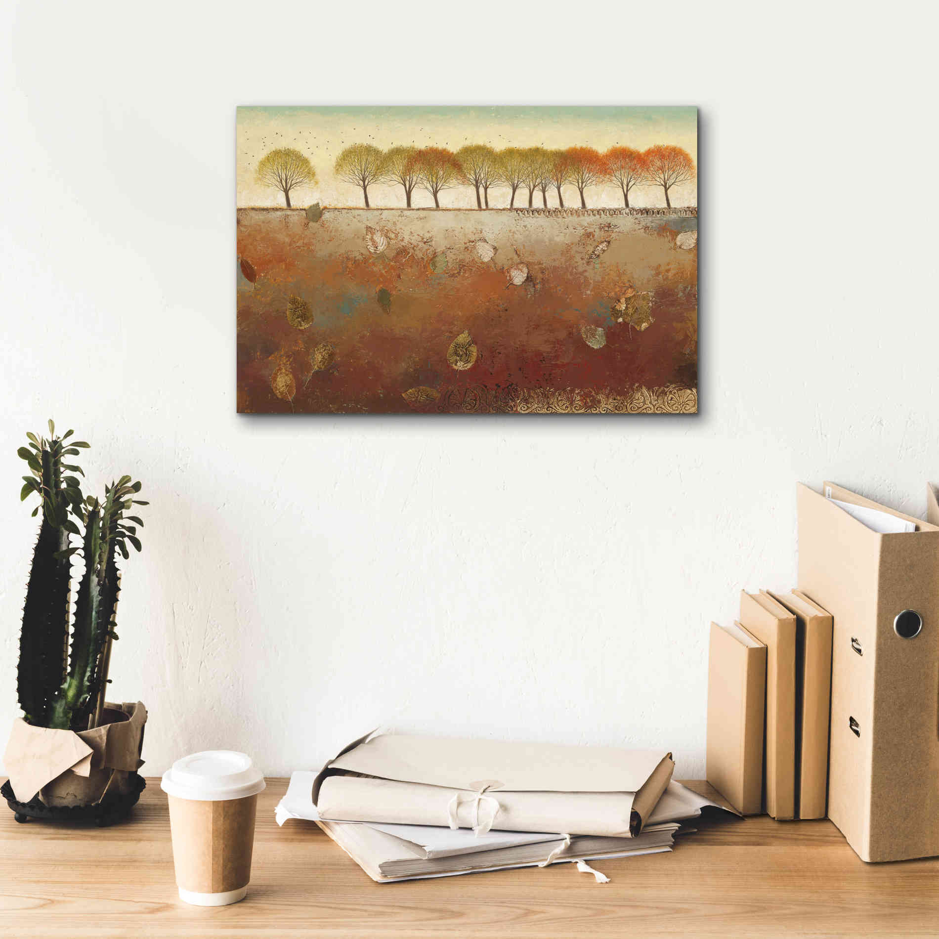 Epic Art 'Field and Forest' by James Wiens, Canvas Wall Art,18 x 12