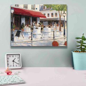Epic Art 'Relaxing at the Cafe I' by James Wiens, Canvas Wall Art,16 x 12