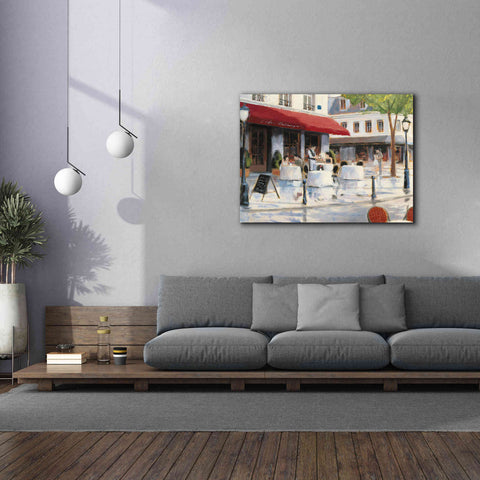 Image of Epic Art 'Relaxing at the Cafe I' by James Wiens, Canvas Wall Art,54 x 40
