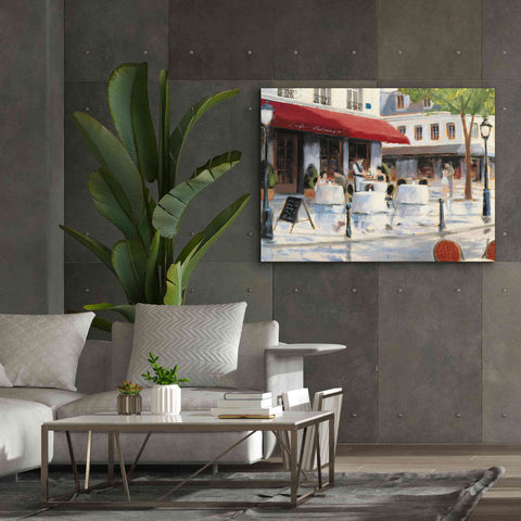 Image of Epic Art 'Relaxing at the Cafe I' by James Wiens, Canvas Wall Art,54 x 40
