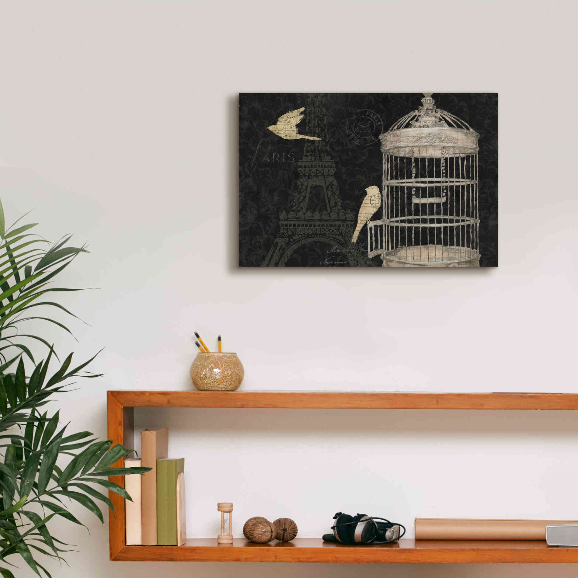 Epic Art 'Via Paris I' by James Wiens, Canvas Wall Art,18 x 12