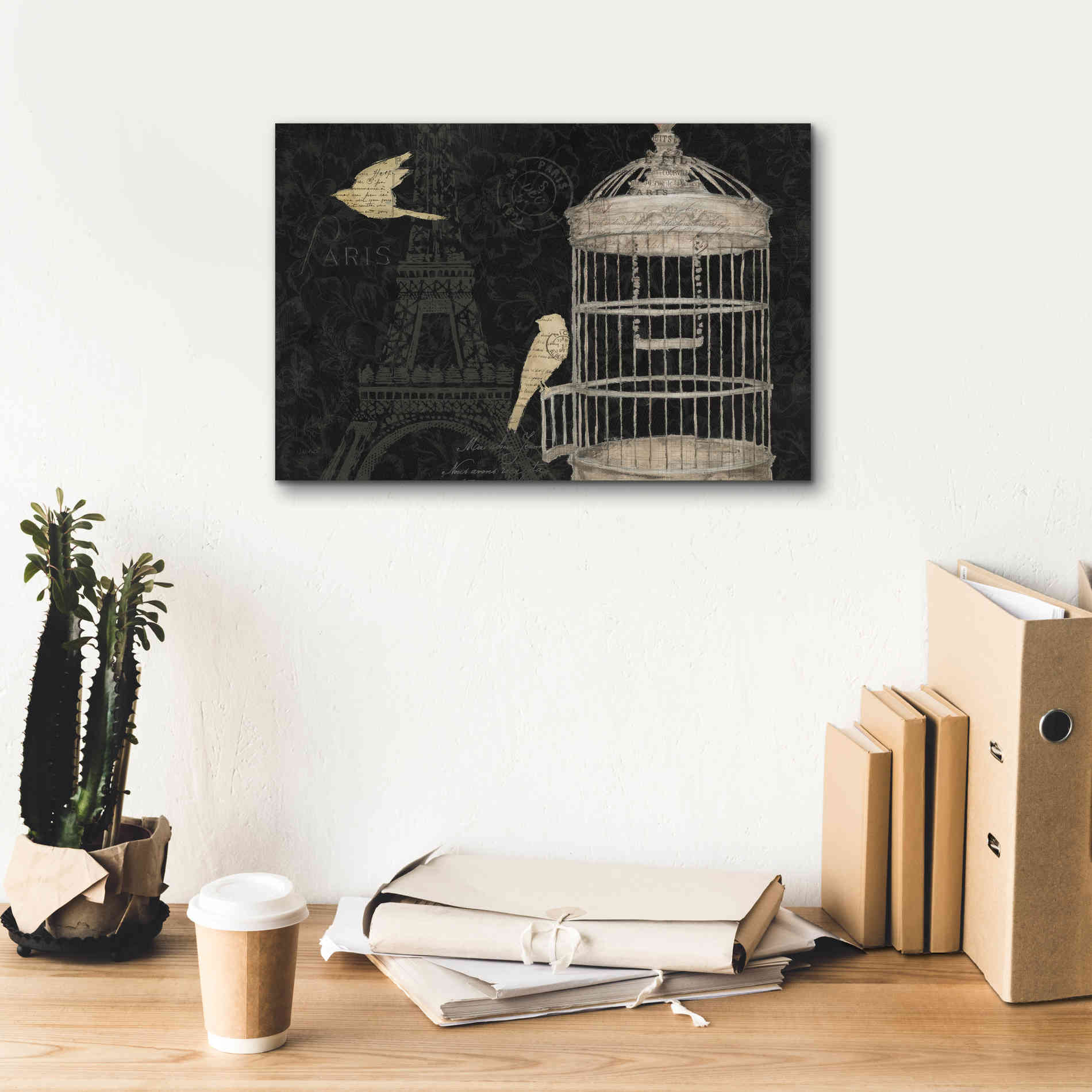 Epic Art 'Via Paris I' by James Wiens, Canvas Wall Art,18 x 12