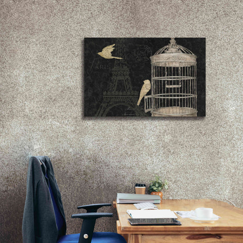 Image of Epic Art 'Via Paris I' by James Wiens, Canvas Wall Art,40 x 26