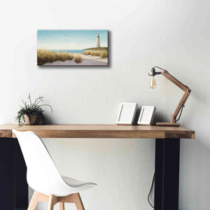 Epic Art 'Lighthouse by the Sea' by James Wiens, Canvas Wall Art,24 x 12