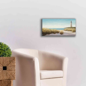 Epic Art 'Lighthouse by the Sea' by James Wiens, Canvas Wall Art,24 x 12