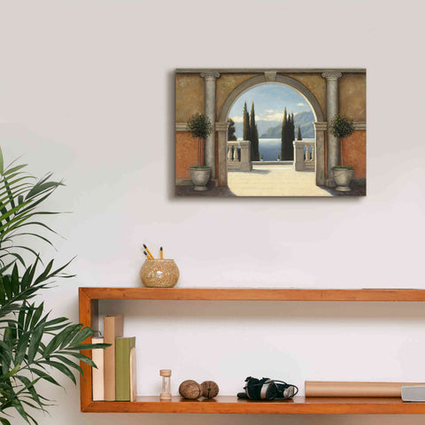 Image of Epic Art 'Italian Balcony' by James Wiens, Canvas Wall Art,18 x 12