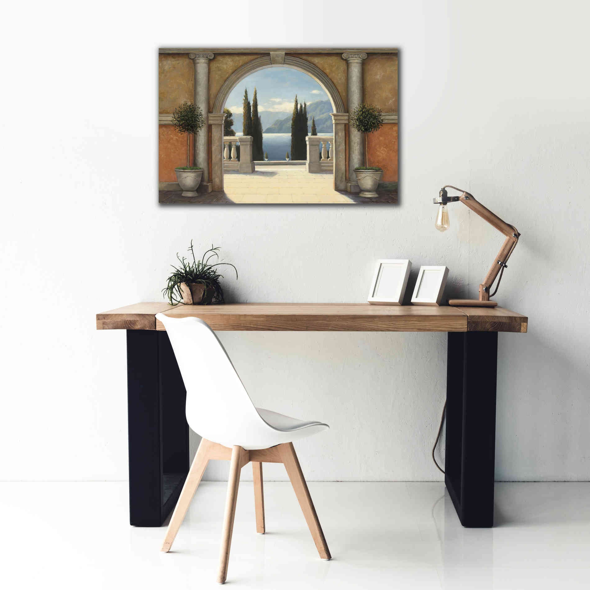 Epic Art 'Italian Balcony' by James Wiens, Canvas Wall Art,40 x 26