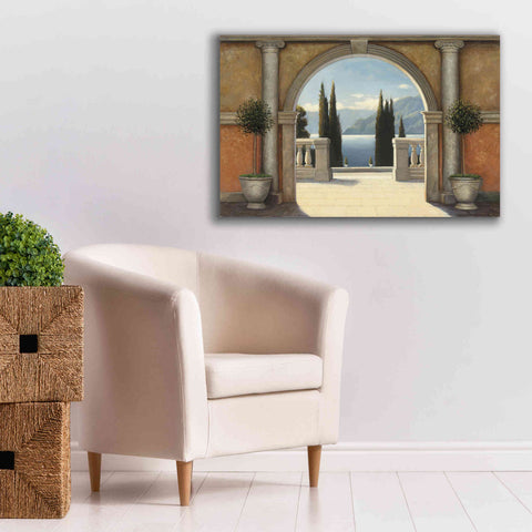 Image of Epic Art 'Italian Balcony' by James Wiens, Canvas Wall Art,40 x 26