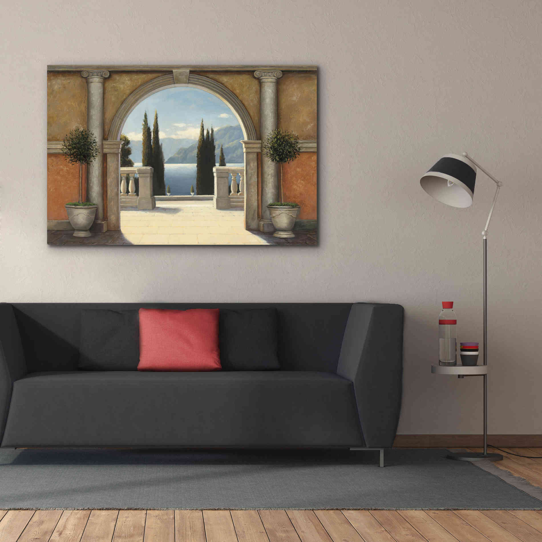 Epic Art 'Italian Balcony' by James Wiens, Canvas Wall Art,60 x 40