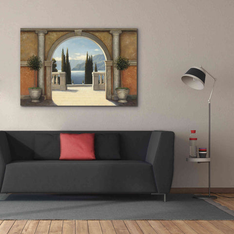 Image of Epic Art 'Italian Balcony' by James Wiens, Canvas Wall Art,60 x 40