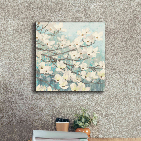 Image of Epic Art 'Dogwood Blossoms' by James Wiens, Canvas Wall Art,18 x 18