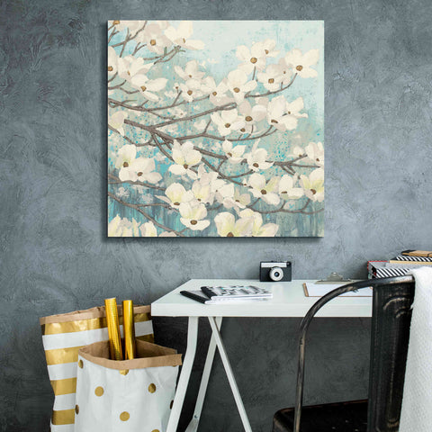 Image of Epic Art 'Dogwood Blossoms' by James Wiens, Canvas Wall Art,26 x 26