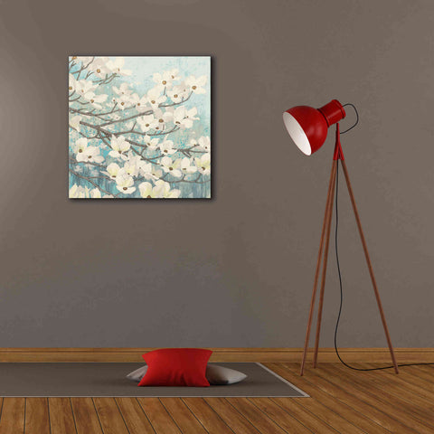 Image of Epic Art 'Dogwood Blossoms' by James Wiens, Canvas Wall Art,26 x 26