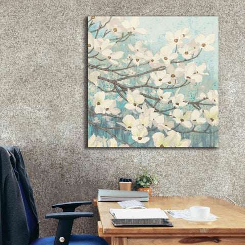 Image of Epic Art 'Dogwood Blossoms' by James Wiens, Canvas Wall Art,37 x 37