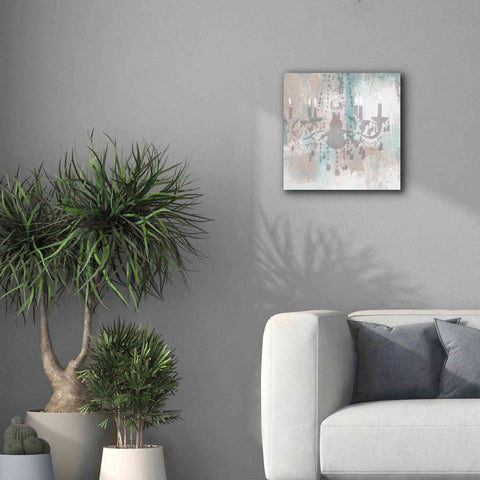 Image of Epic Art 'Candelabra Teal I' by James Wiens, Canvas Wall Art,18 x 18