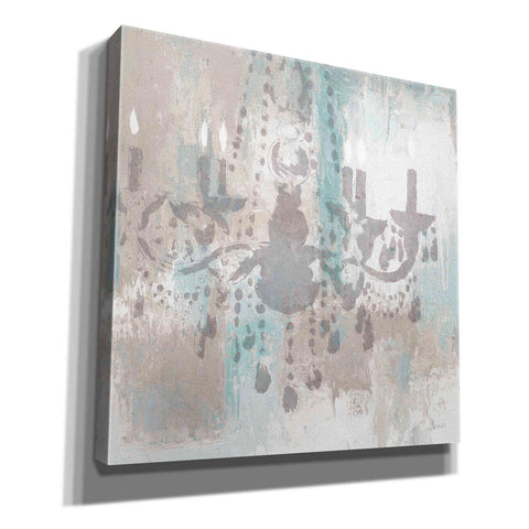 Image of Epic Art 'Candelabra Teal I' by James Wiens, Canvas Wall Art,12x12x1.1x0,18x18x1.1x0,26x26x1.74x0,37x37x1.74x0