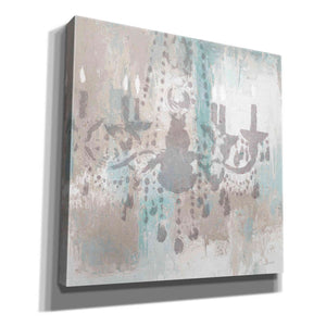 Epic Art 'Candelabra Teal I' by James Wiens, Canvas Wall Art,12x12x1.1x0,18x18x1.1x0,26x26x1.74x0,37x37x1.74x0