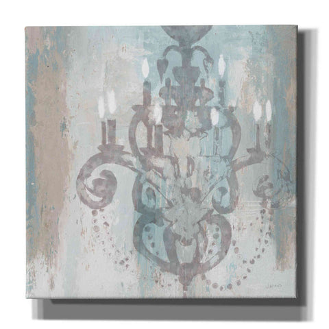 Image of Epic Art 'Candelabra Teal II' by James Wiens, Canvas Wall Art,12x12x1.1x0,18x18x1.1x0,26x26x1.74x0,37x37x1.74x0