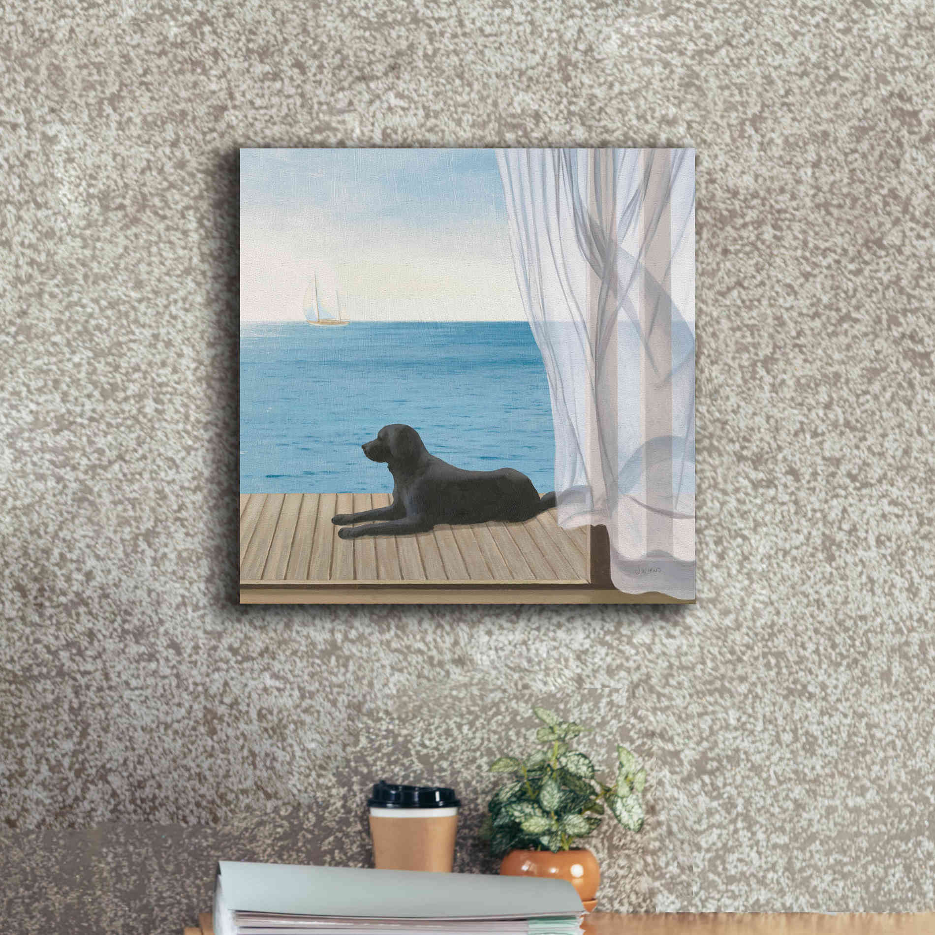 Epic Art 'Blue Breeze III' by James Wiens, Canvas Wall Art,18 x 18