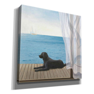 Epic Art 'Blue Breeze III' by James Wiens, Canvas Wall Art,12x12x1.1x0,18x18x1.1x0,26x26x1.74x0,37x37x1.74x0