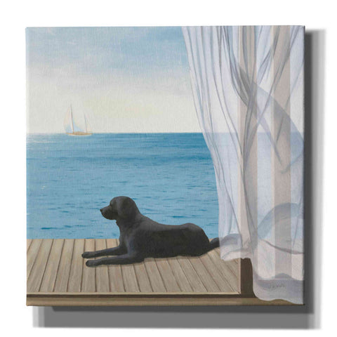 Image of Epic Art 'Blue Breeze III' by James Wiens, Canvas Wall Art,12x12x1.1x0,18x18x1.1x0,26x26x1.74x0,37x37x1.74x0