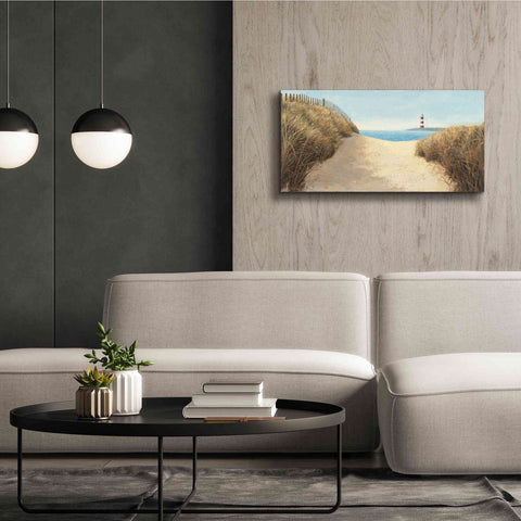 Image of Epic Art 'Beach Path Panel I' by James Wiens, Canvas Wall Art,40 x 20