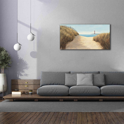 Image of Epic Art 'Beach Path Panel I' by James Wiens, Canvas Wall Art,60 x 30