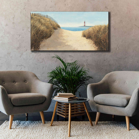 Image of Epic Art 'Beach Path Panel I' by James Wiens, Canvas Wall Art,60 x 30