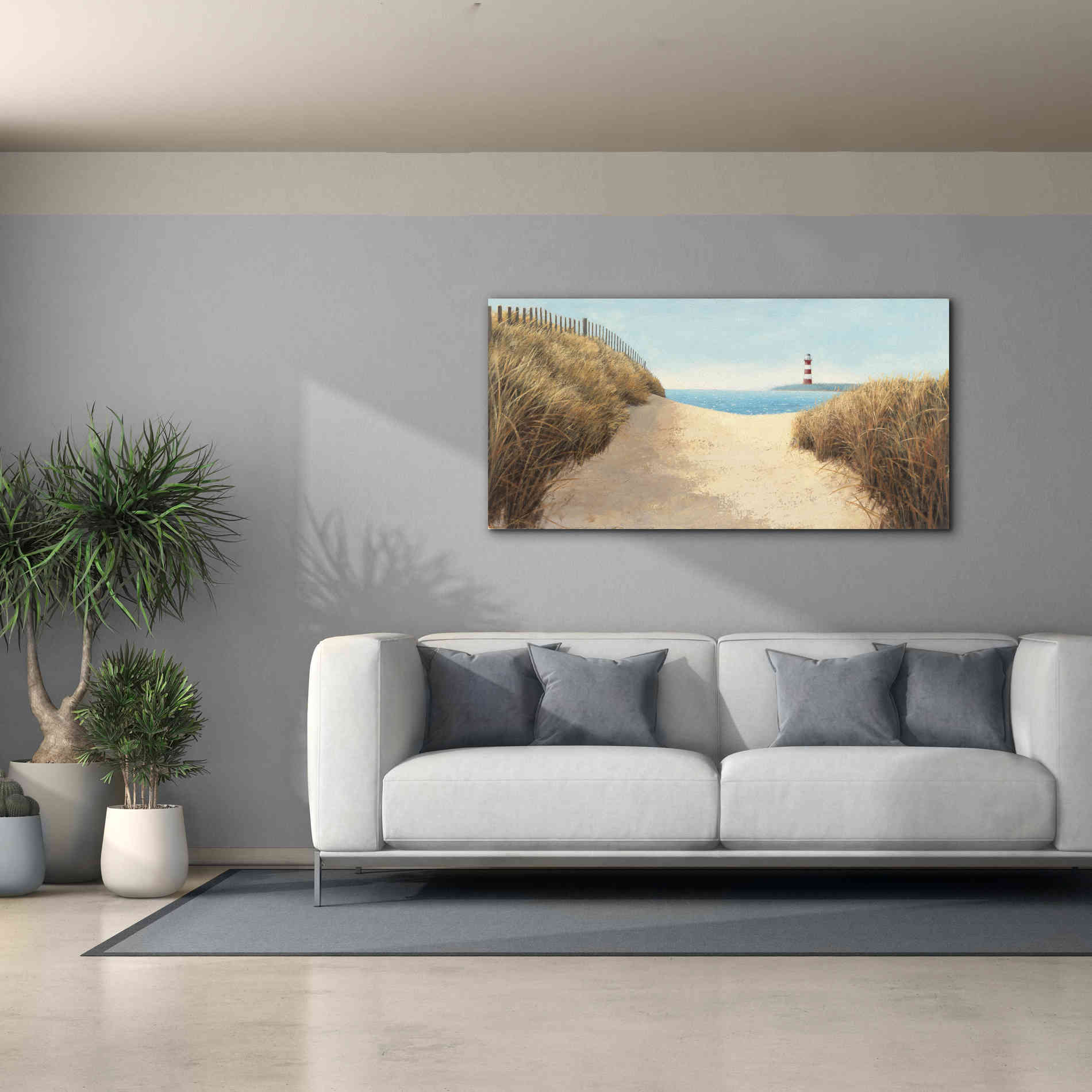Epic Art 'Beach Path Panel I' by James Wiens, Canvas Wall Art,60 x 30