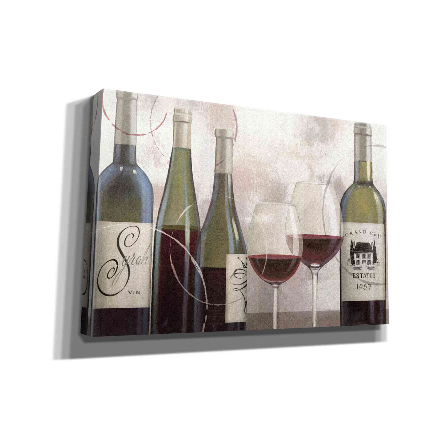 Epic Art 'Taste Appeal Red II' by James Wiens, Canvas Wall Art,18x12x1.1x0,26x18x1.1x0,40x26x1.74x0,60x40x1.74x0