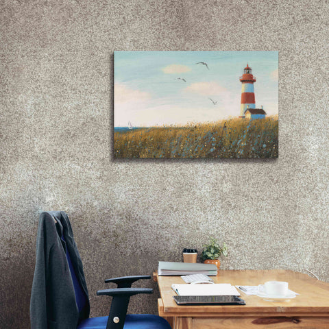 Image of Epic Art 'Seaside View I' by James Wiens, Canvas Wall Art,40 x 26