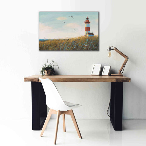 Image of Epic Art 'Seaside View I' by James Wiens, Canvas Wall Art,40 x 26